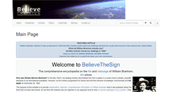 Desktop Screenshot of en.believethesign.com