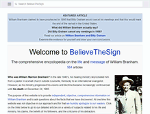 Tablet Screenshot of en.believethesign.com